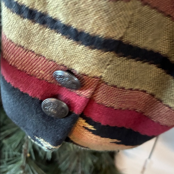 Terry Ward sz L Vintage Colorful Western Blazer euc - Picture 6 of 6